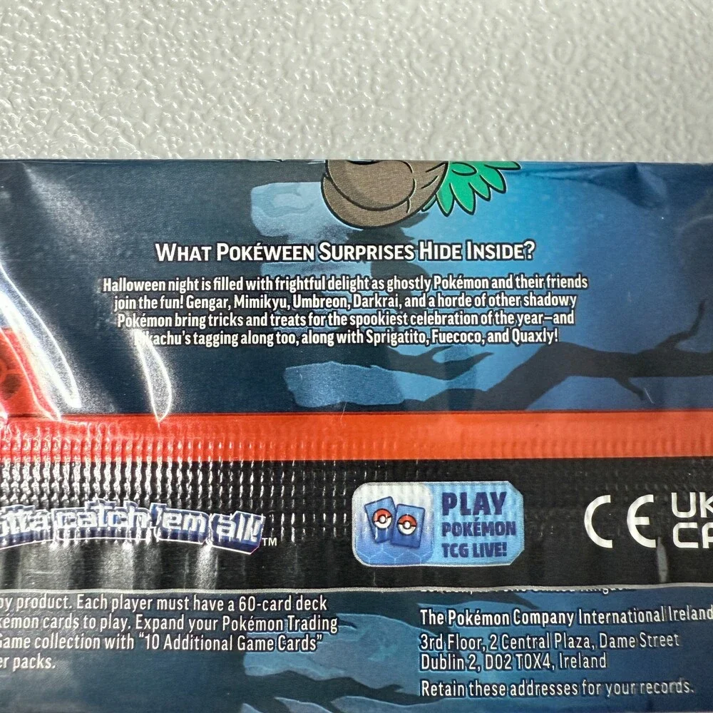 6 Packs Pokemon TCG Trick or Trade Booster Packs 2024 Halloween Card Lot Bundle - Picture 2 of 3